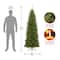 6.5ft. Unlit North Valley™ Spruce Pencil Slim Artificial Christmas Tree